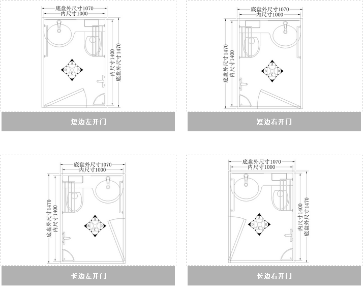整体卫生间尺寸
