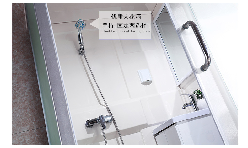 酒店玻璃整体卫生间