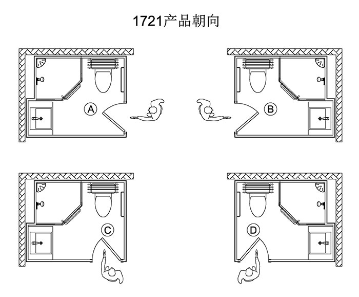 酒店整体浴室安装图片