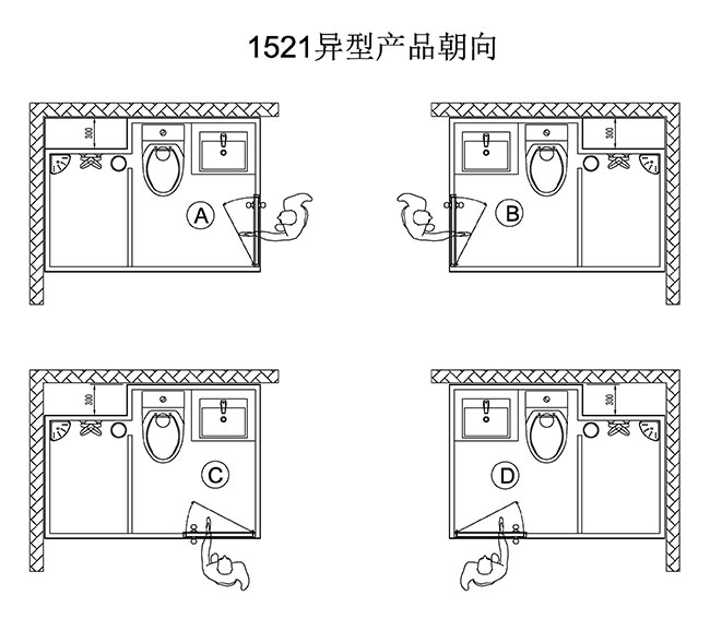 宿舍整体浴室安装图片