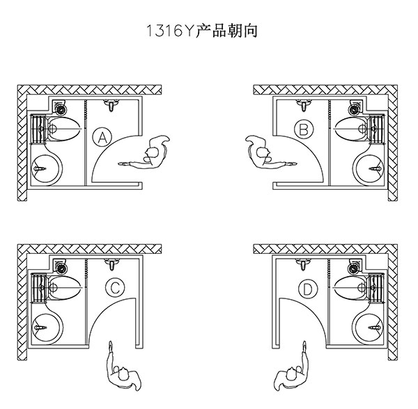 公寓整体浴室安装图纸
